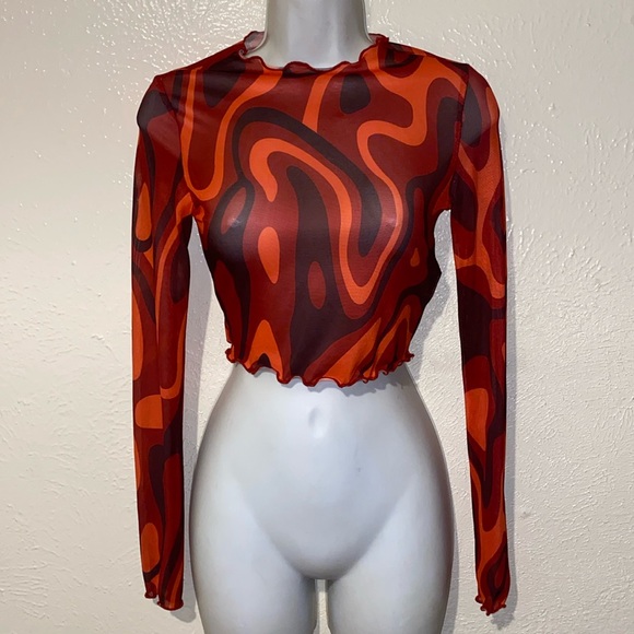 Cute see through top - Picture 1 of 2